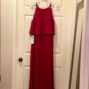 Burgundy Bridesmaid dress AZAZIE